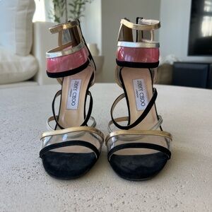 Jimmy Choo Vintage Women's Multicolor Strappy Heels